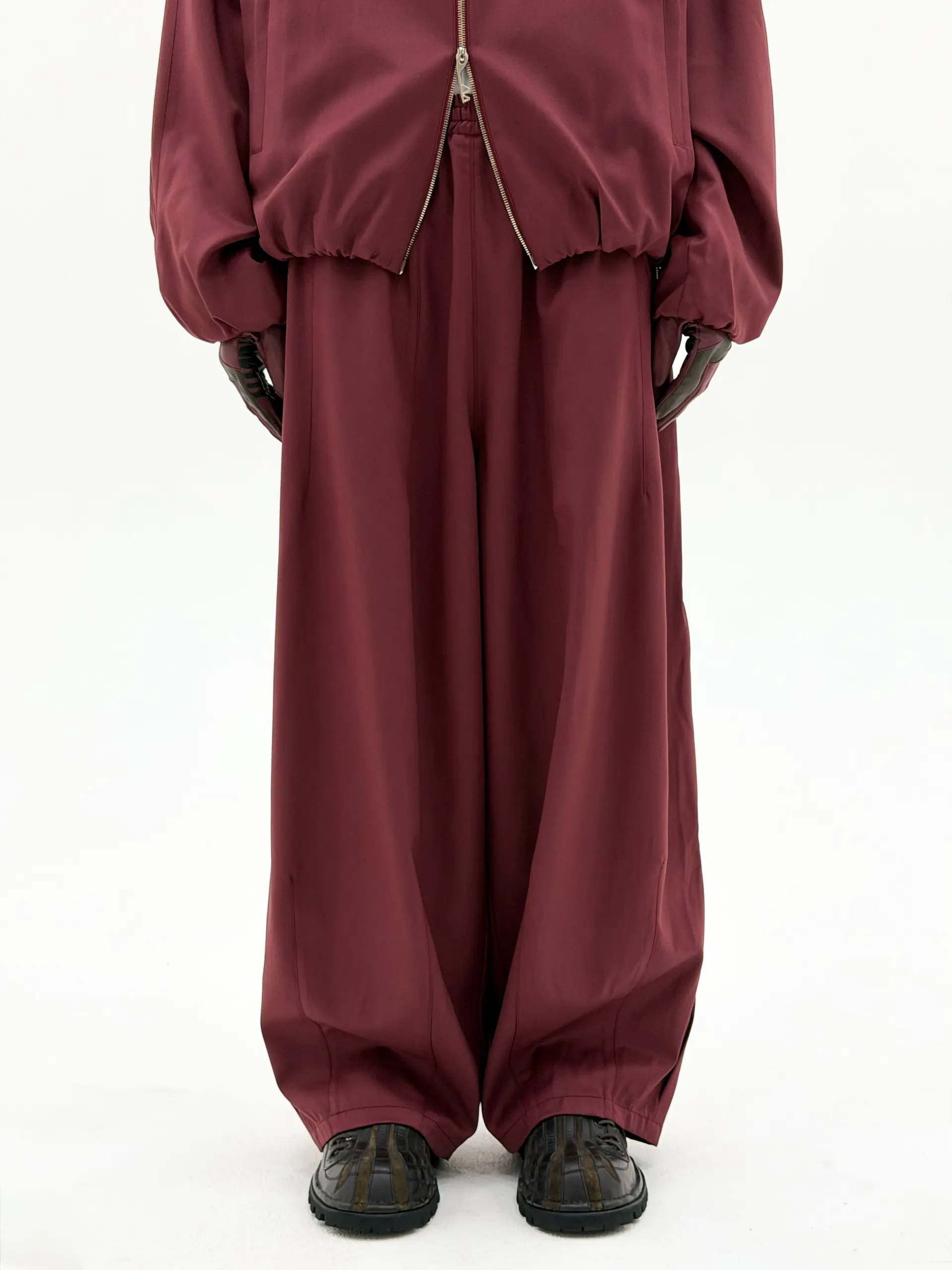 Wool Enigma SW Tracksuit Trouser (Blood Red)