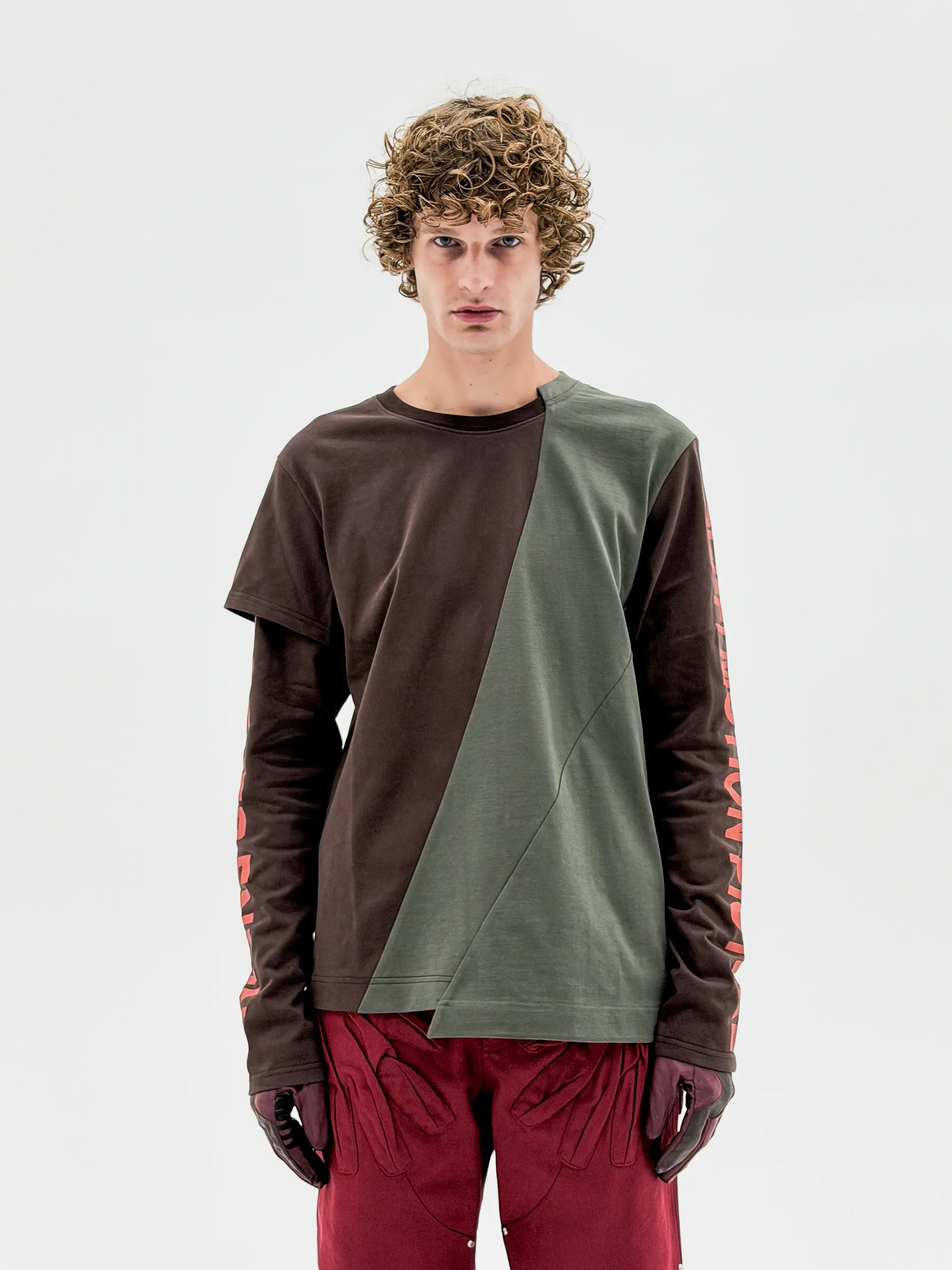 Defense Printed Deconstructed Longsleeve (Army/Brown)