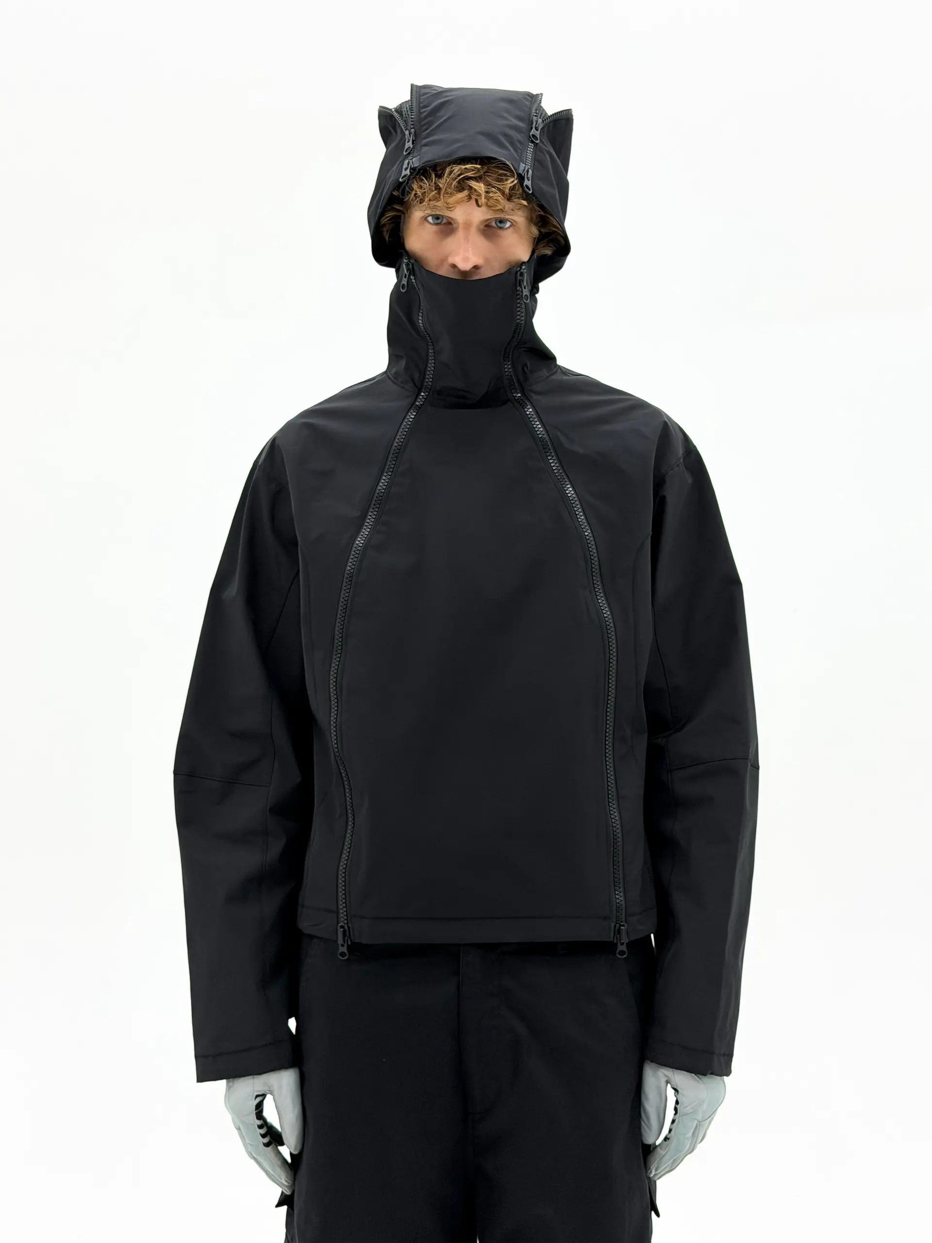Technical Zip Jacket (Black)