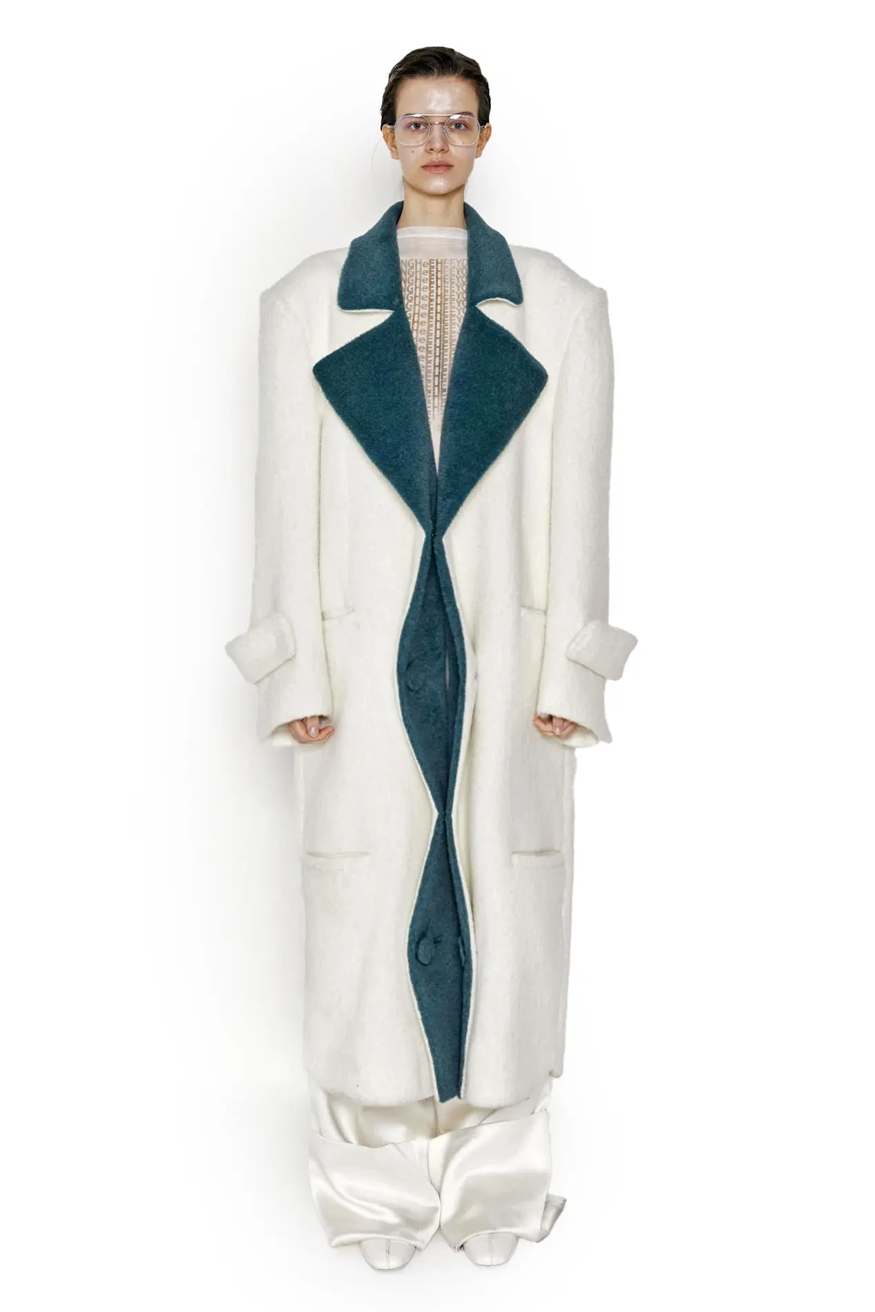 Petal Cashmere Coat