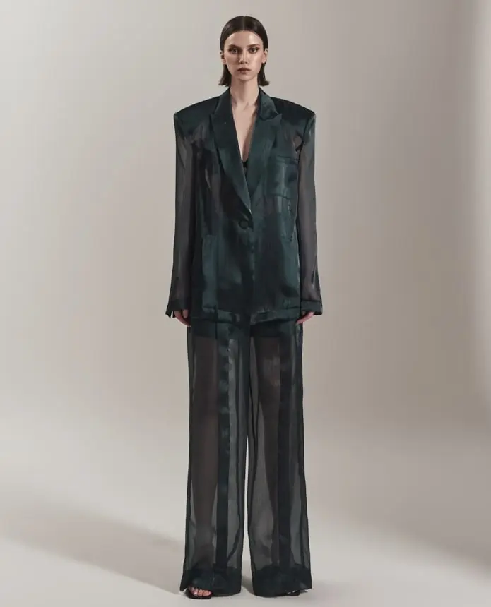 Polyester Tailored Jacket — KSH42O2JK005