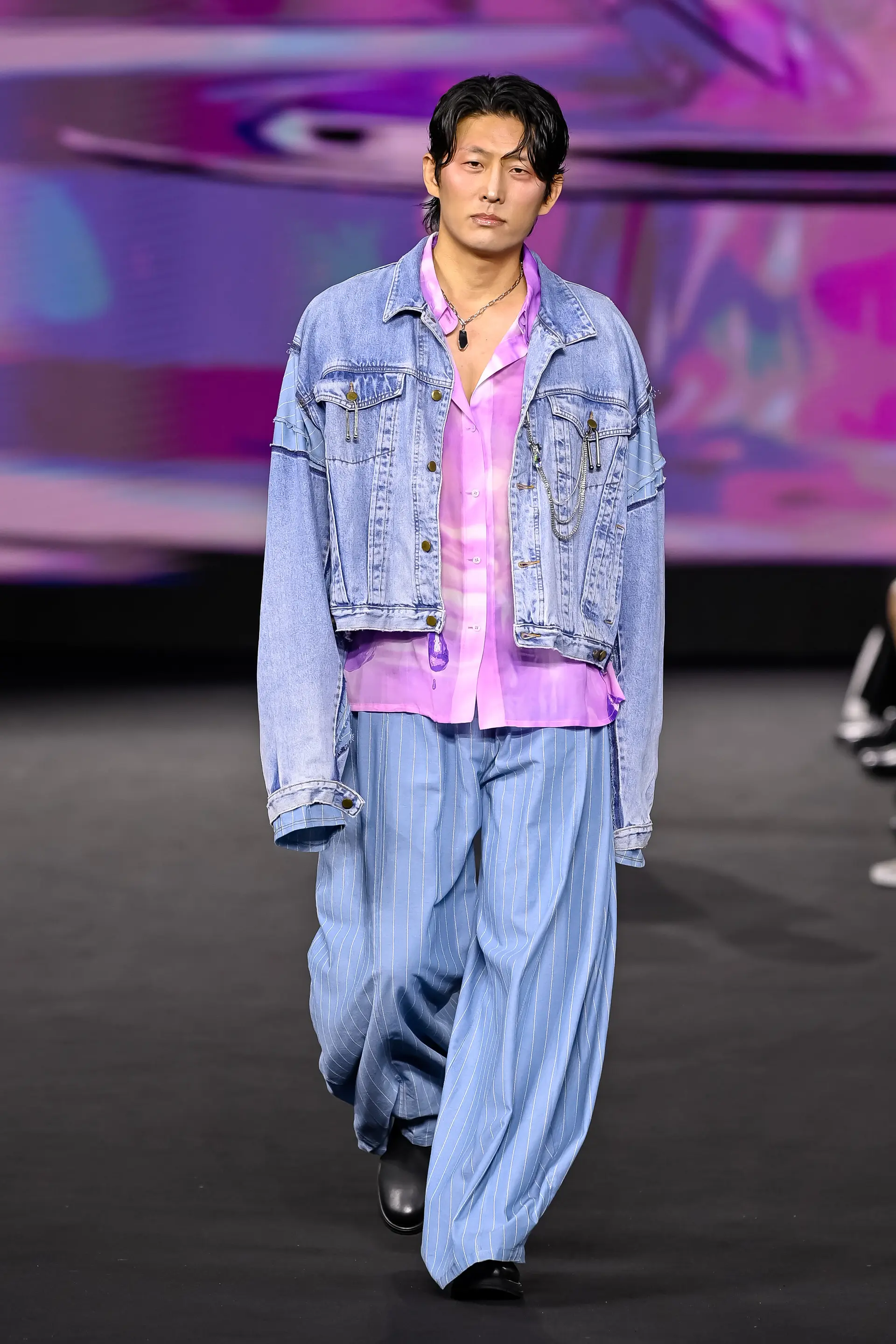 26SS Blue Recycle Denim Jacket