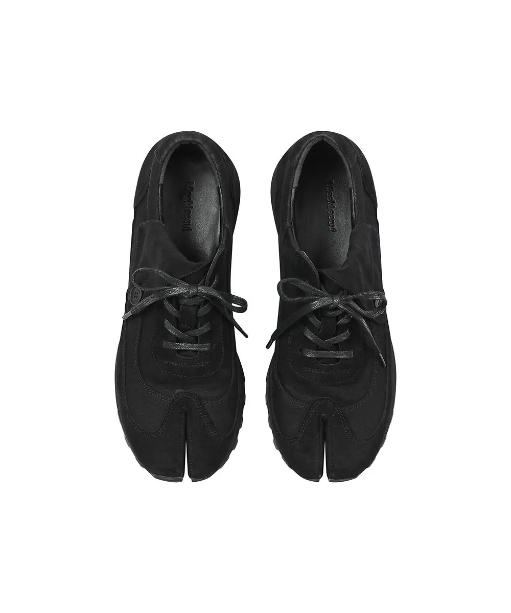 Folding Tabi Sneakers (BLACK)