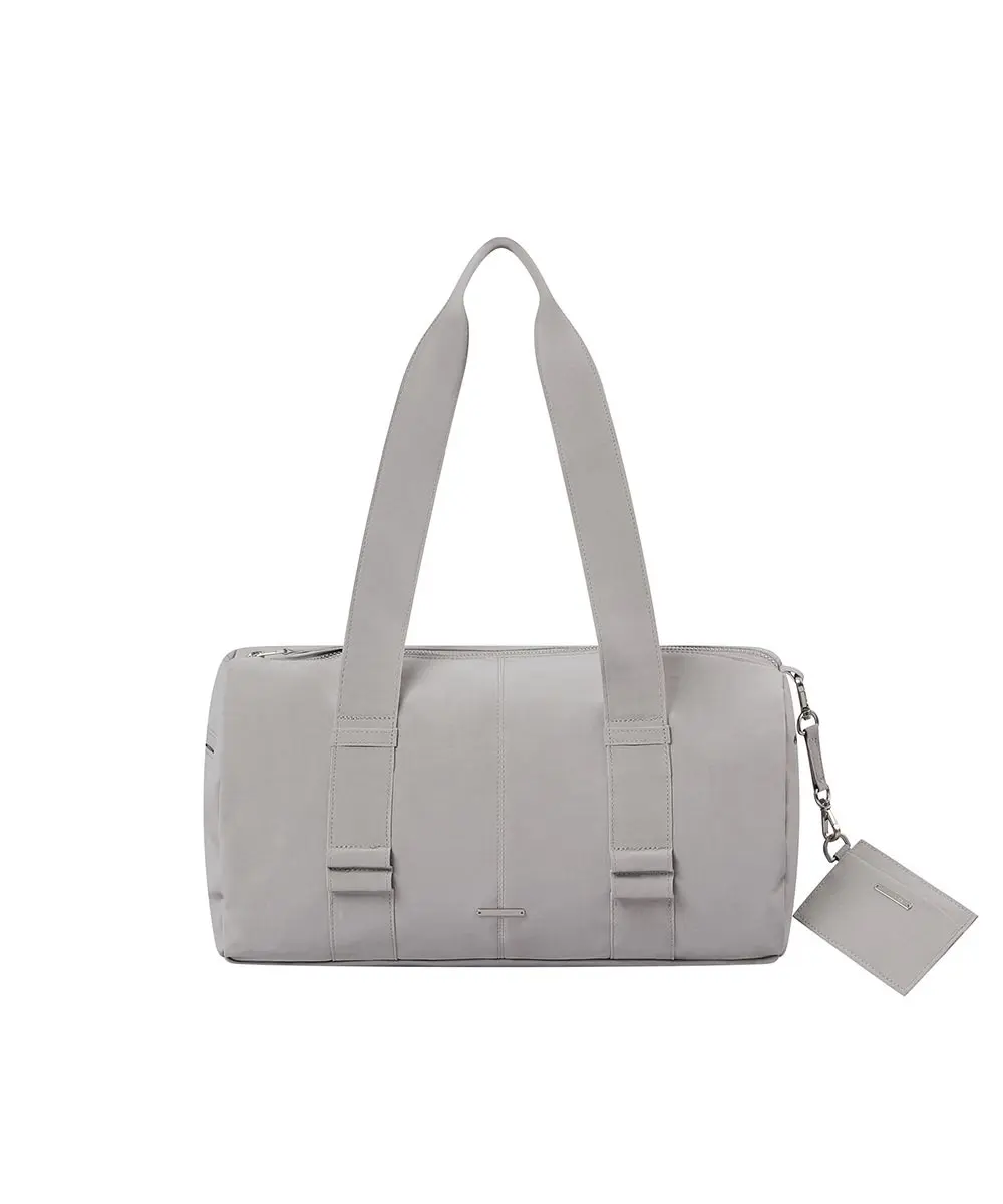 Round Duffel Bag And Wallet (GREY)