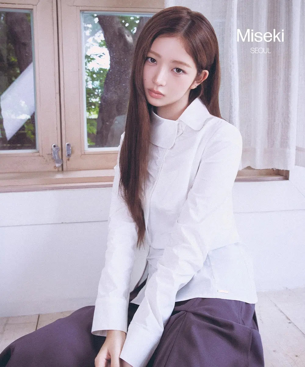 Asymmetric Shirring Button Shirt (WHITE)