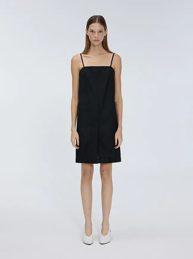 Black Pants Detail Dress