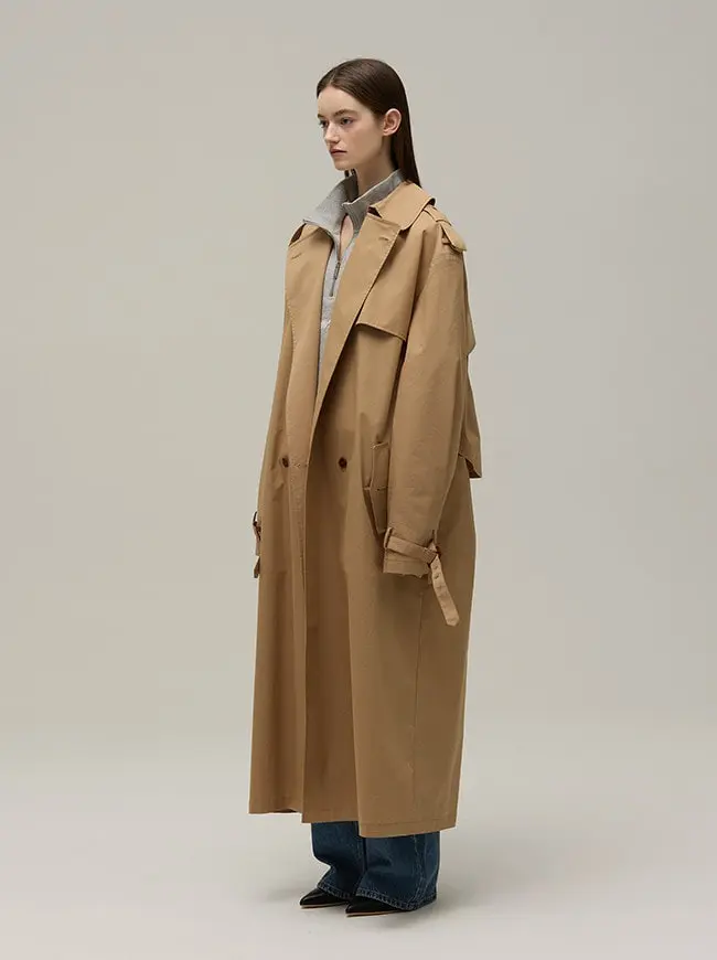 Origami Trench Coat (Beige)