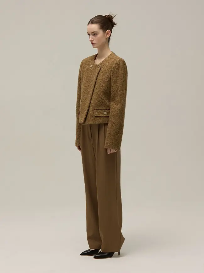 Signature Pin-Tuck Slacks