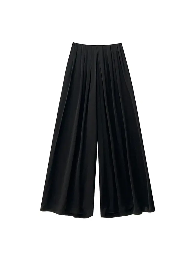 Wide Pleated Pants