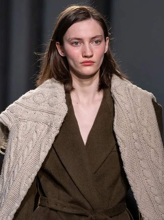 Wool Minimal Long Coat