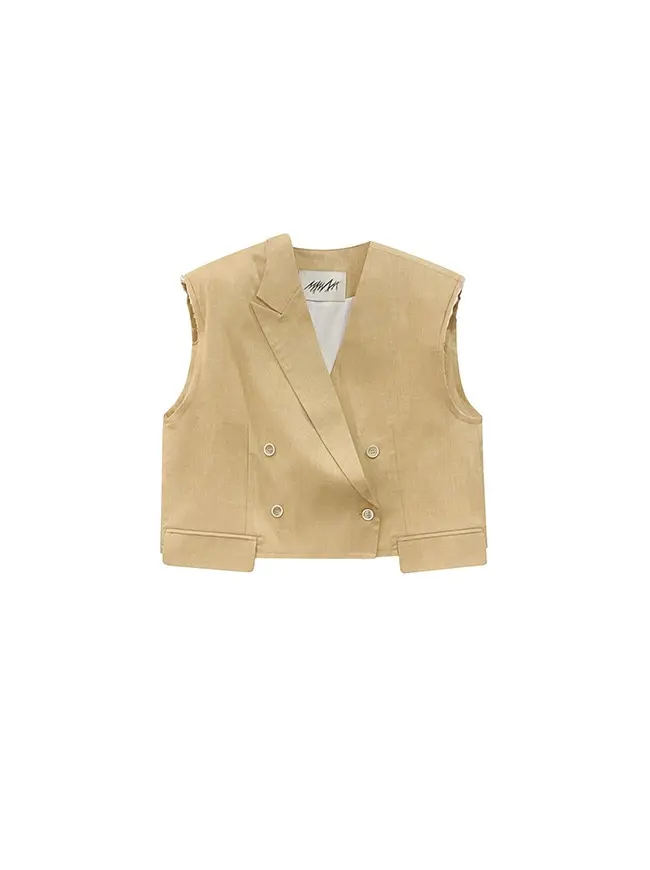 Origami Crop Vest