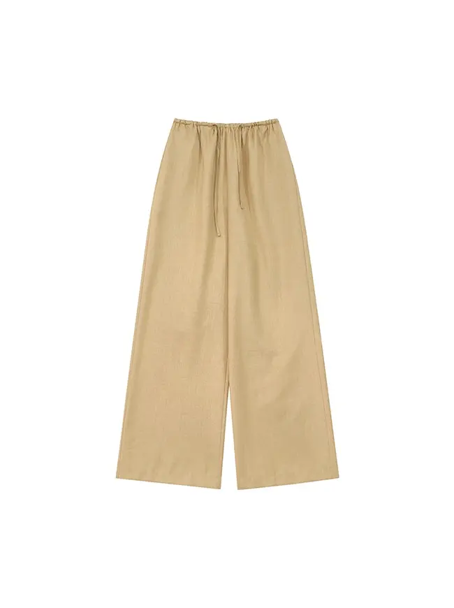Butter Yellow Banding Pants