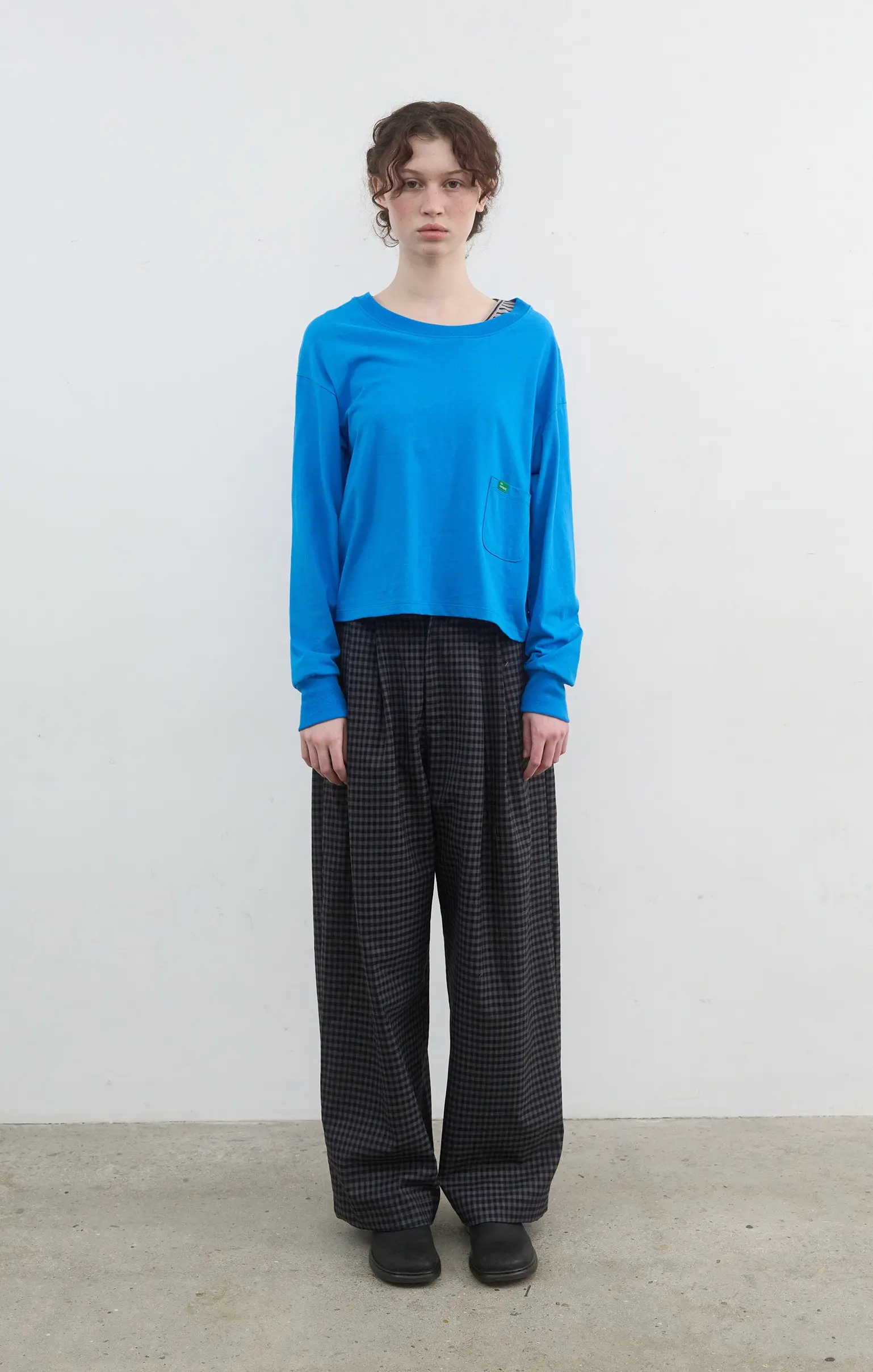 Plain Pocket T (Blue)