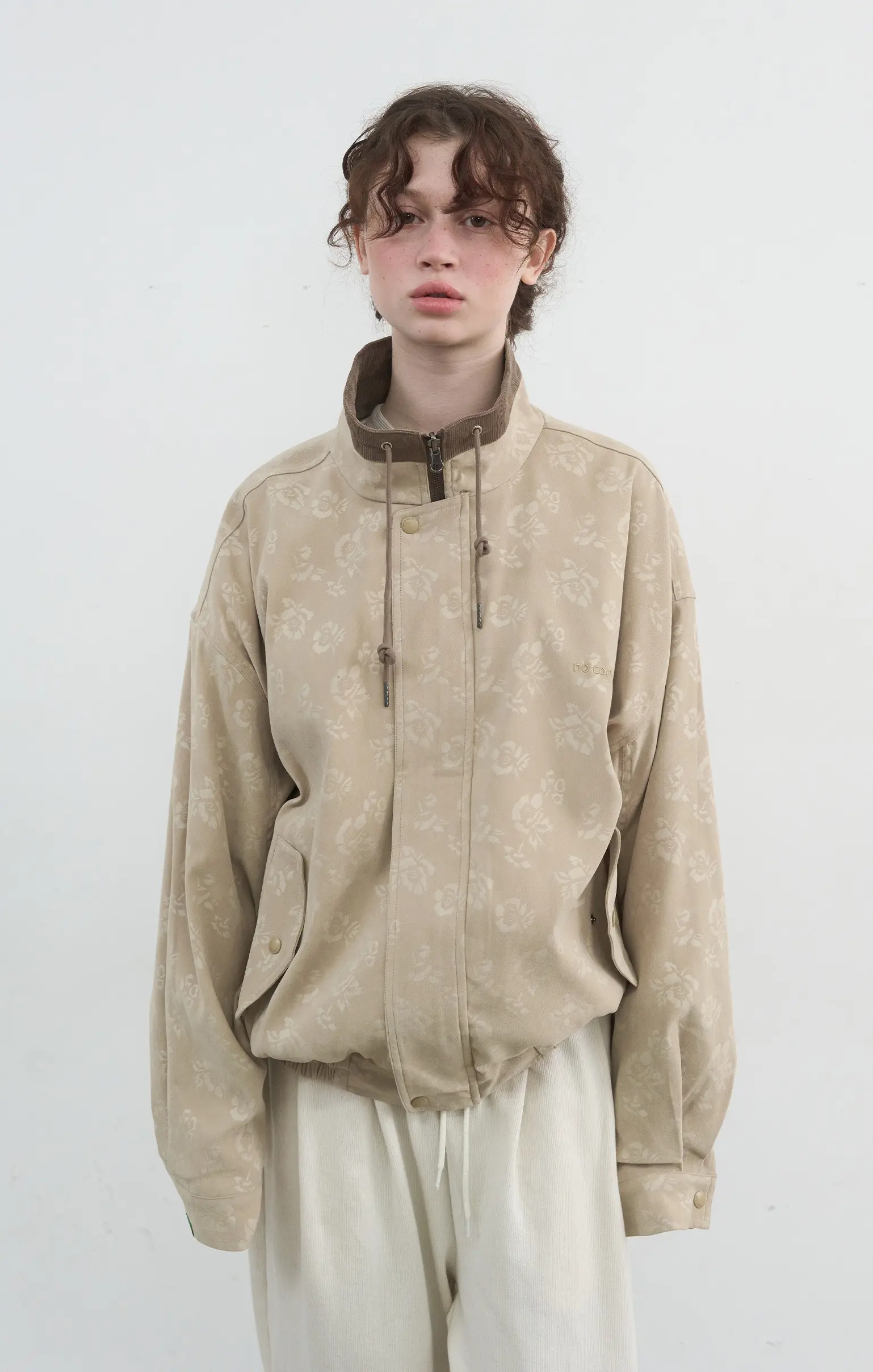 Loose Rosy Jumper (Beige)
