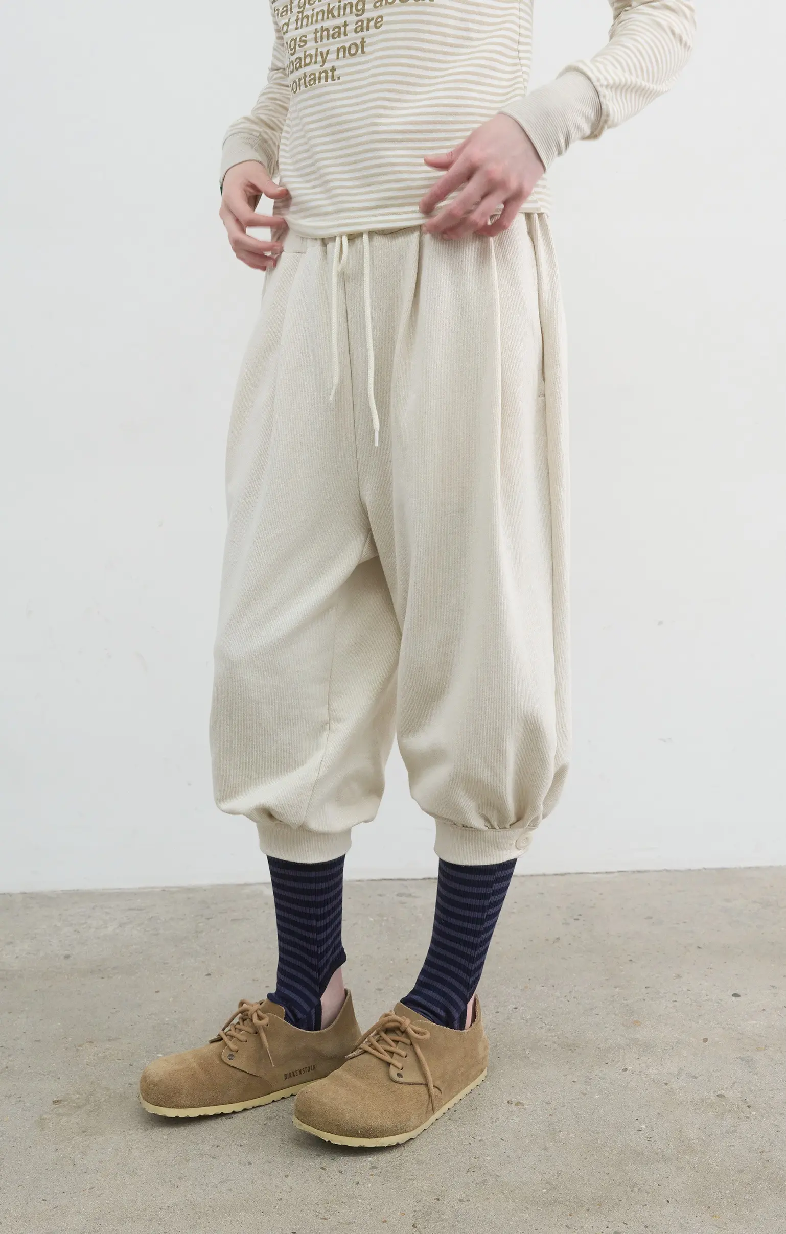 Coma Sweat Pants (Ivory)
