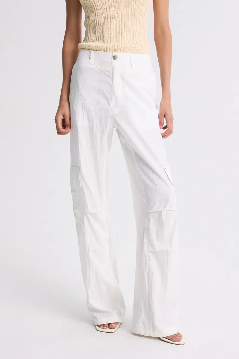 Utility Cargo Pants White