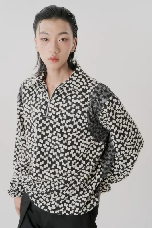 Mono Pixel Anorak