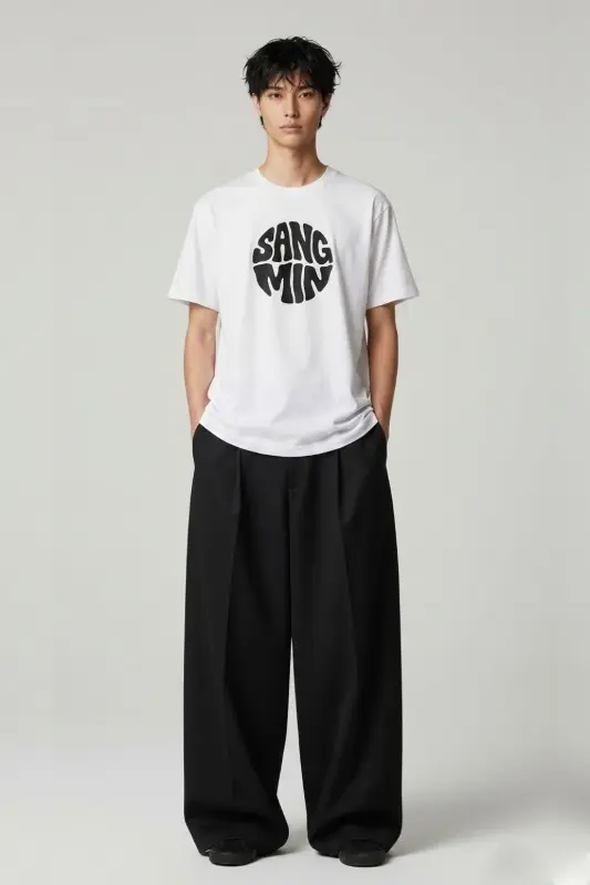 Typo Artwork White T-Shirt