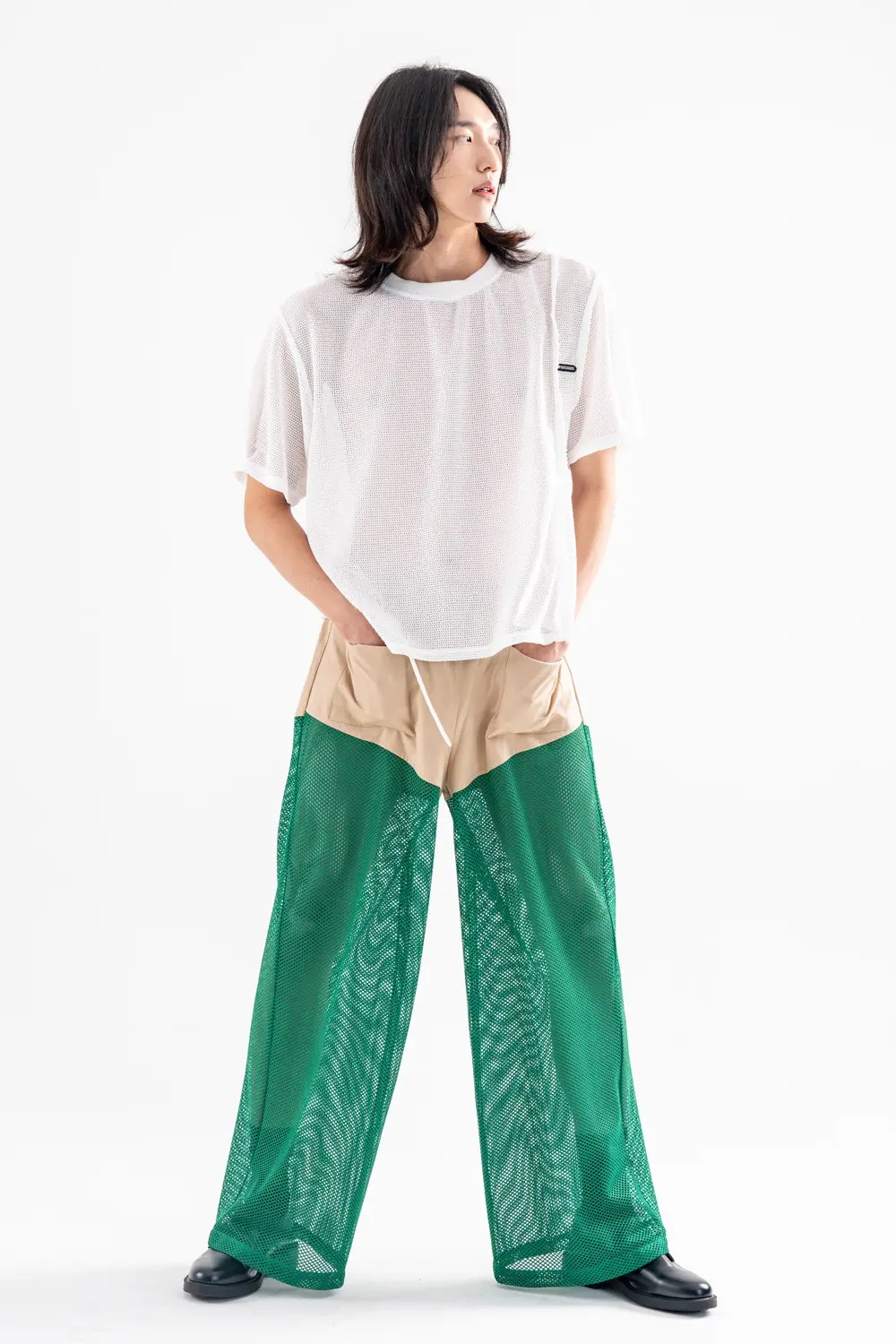 Asymmetric Seam Mesh Top