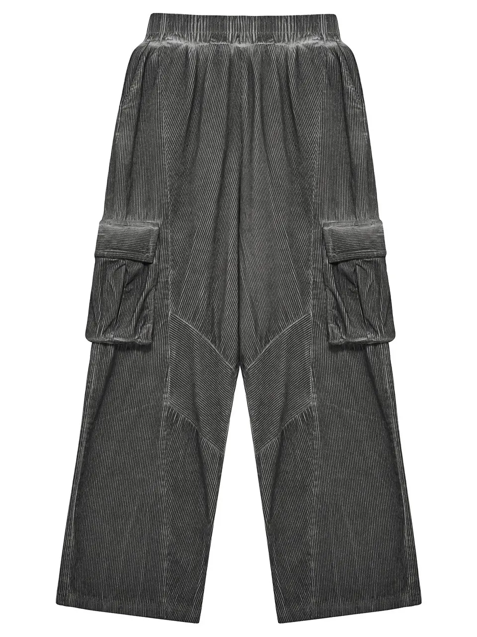 Dyeing Corduroy Cargo Banding Pants Dirty Beige