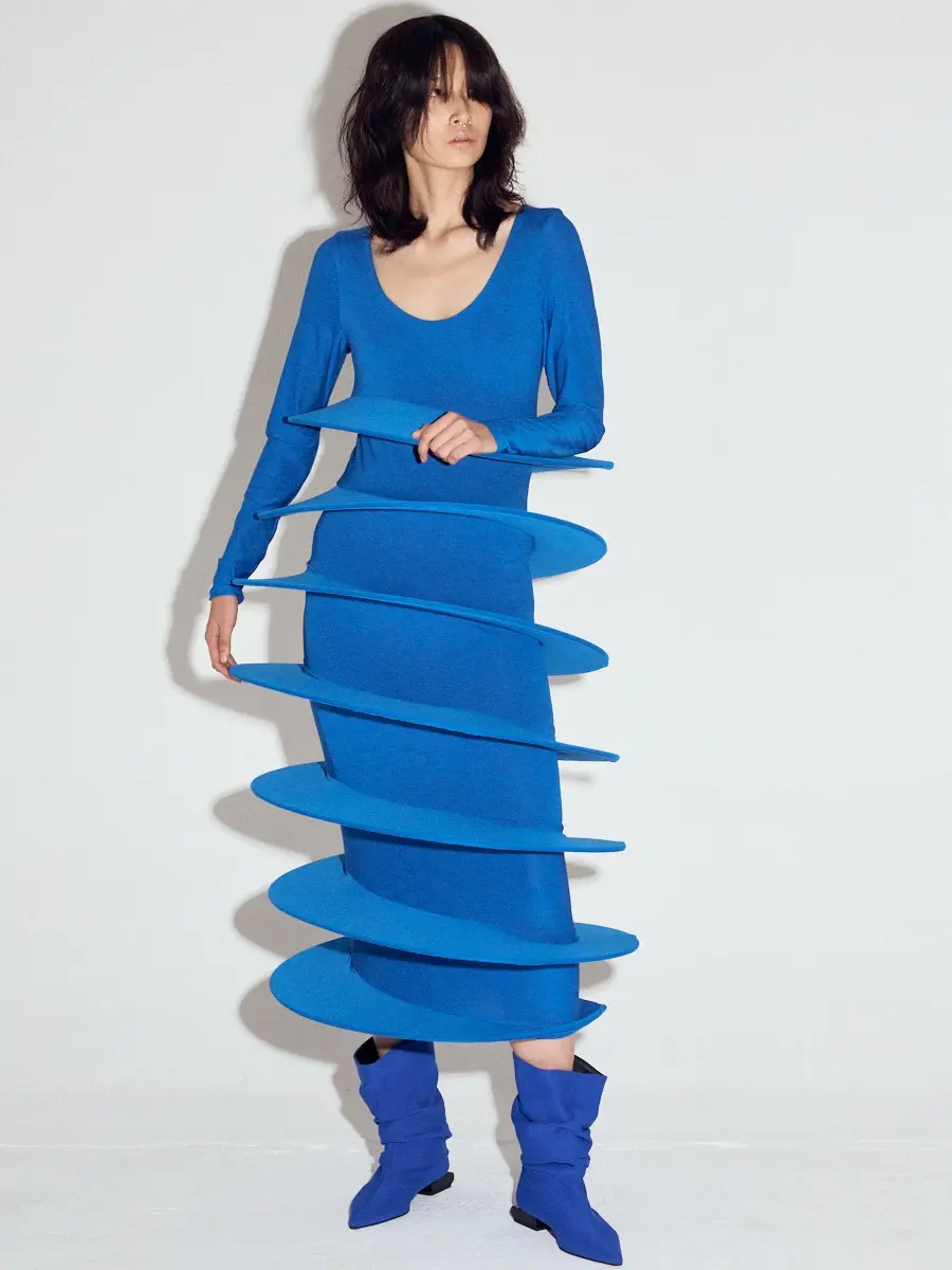 Tornado Dress in Blue