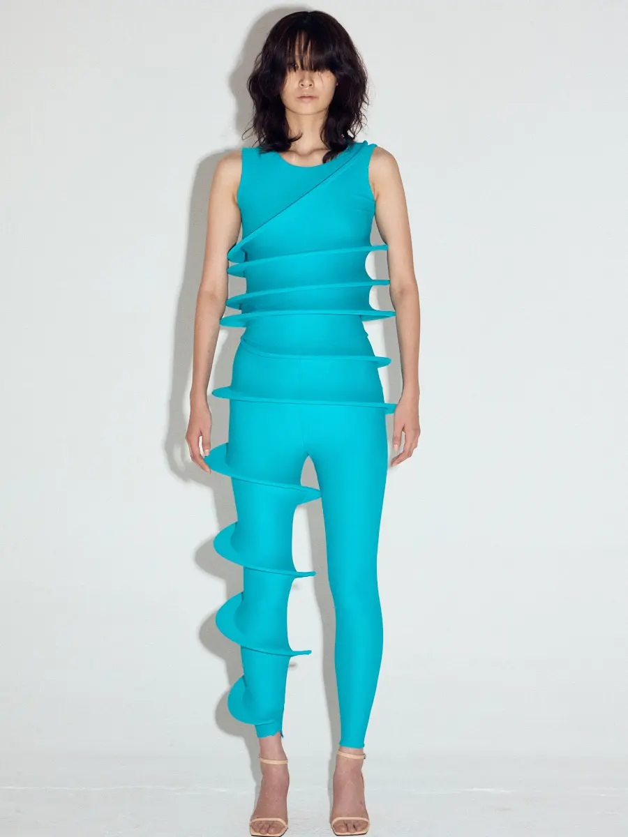Slinky Leggings in Dark Turquoise