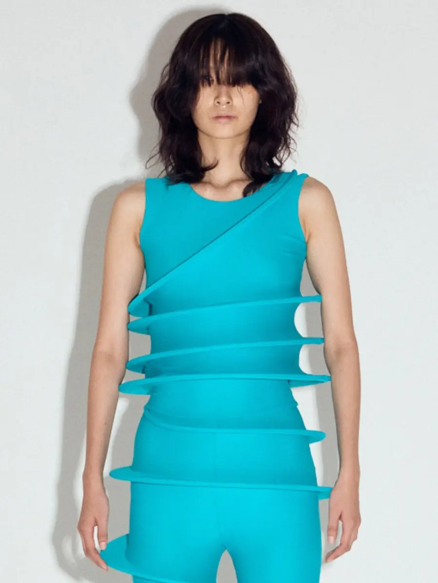 Slinky Top in Dark Turquoise