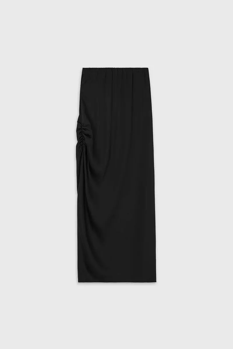 THELOOM — Drape Skirt (Black) (2/3)
