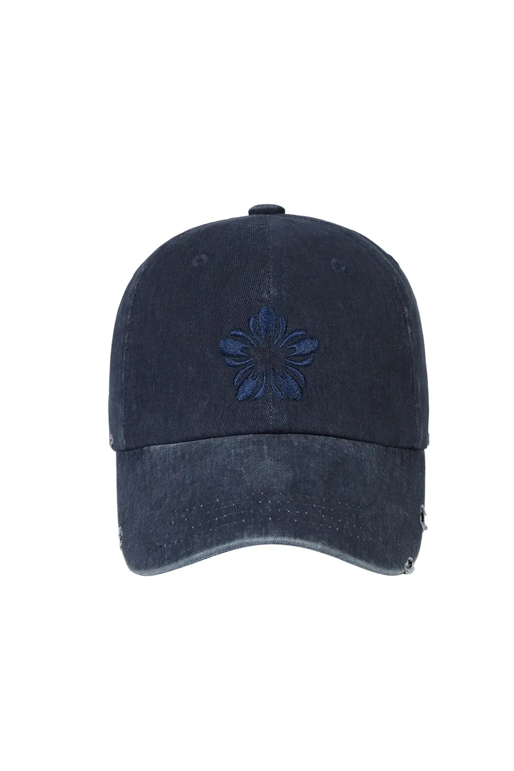 MUGUNG Embroidery Pigment Ball Cap (Navy)