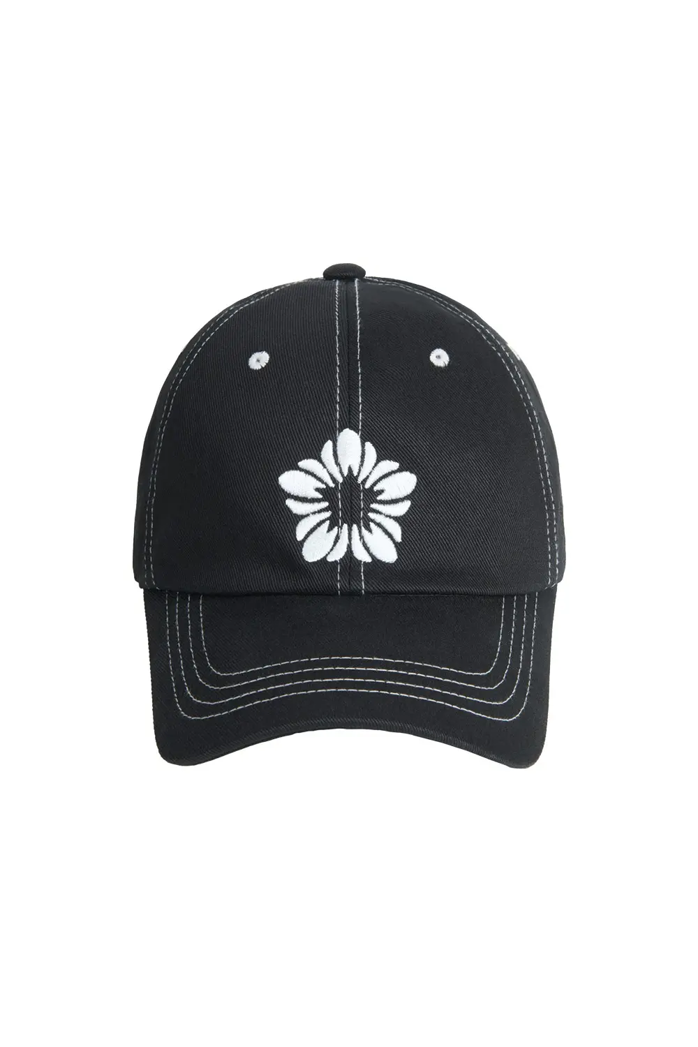 MUGUNG Embroidery Stitch Ball Cap (Black)