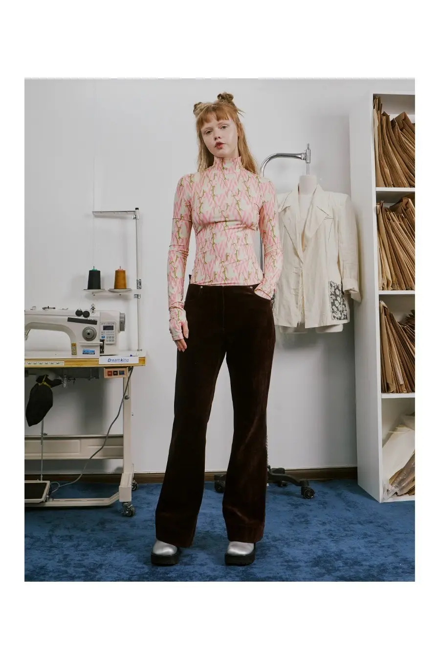 Corduroy Bootcut Pants
