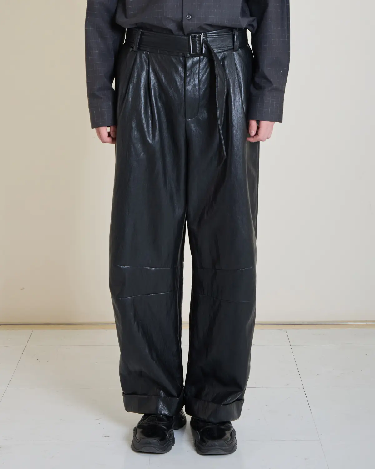 Skater’s New Wide Pants (leather)
