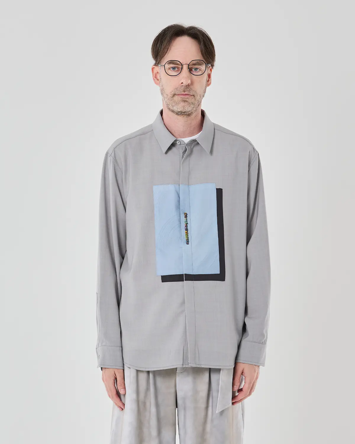 Light Thru the Slit Shirt (blue)