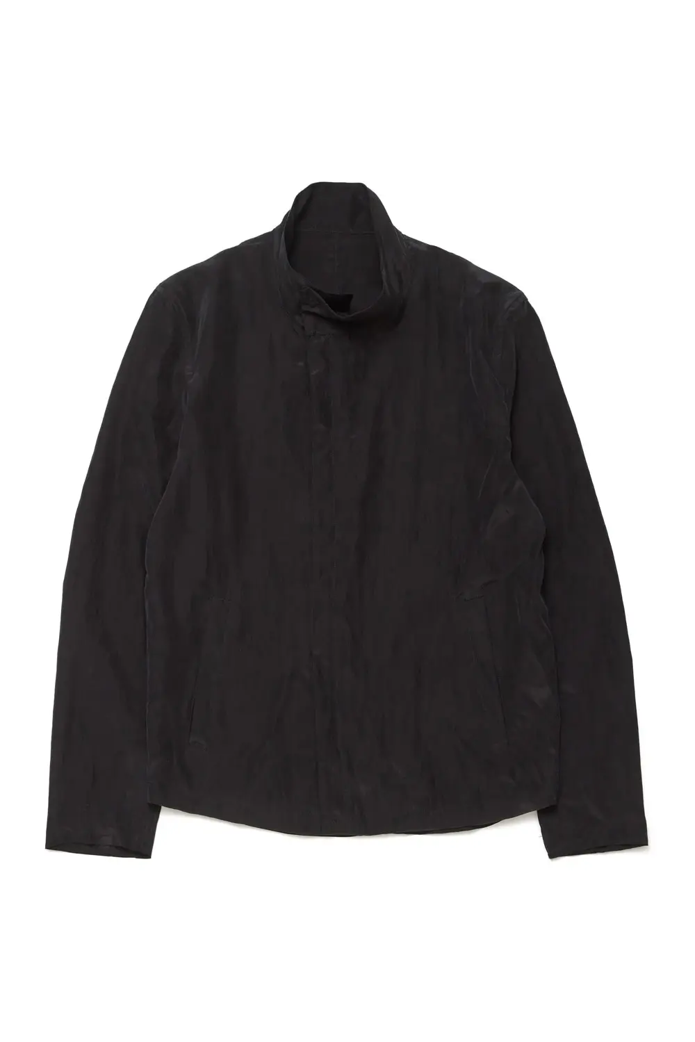 High Neck Shirket Black