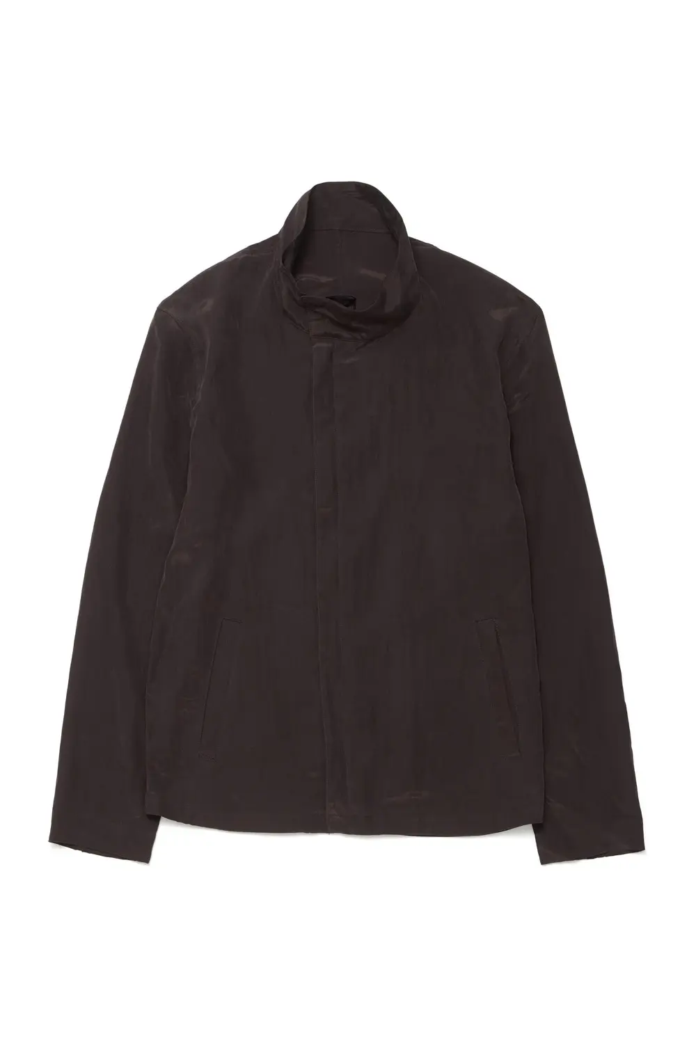 High Neck Shirket Burgundy