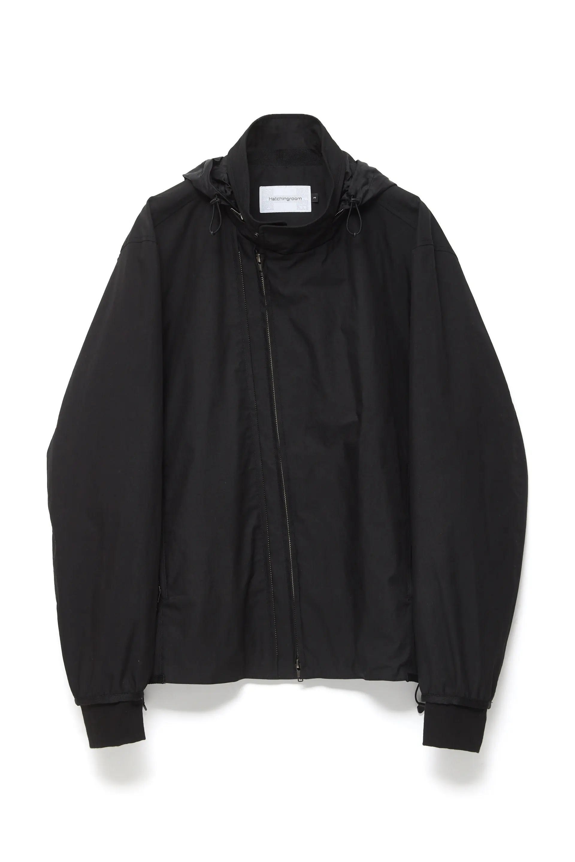 Diagonal Zip Jacket V2 Black