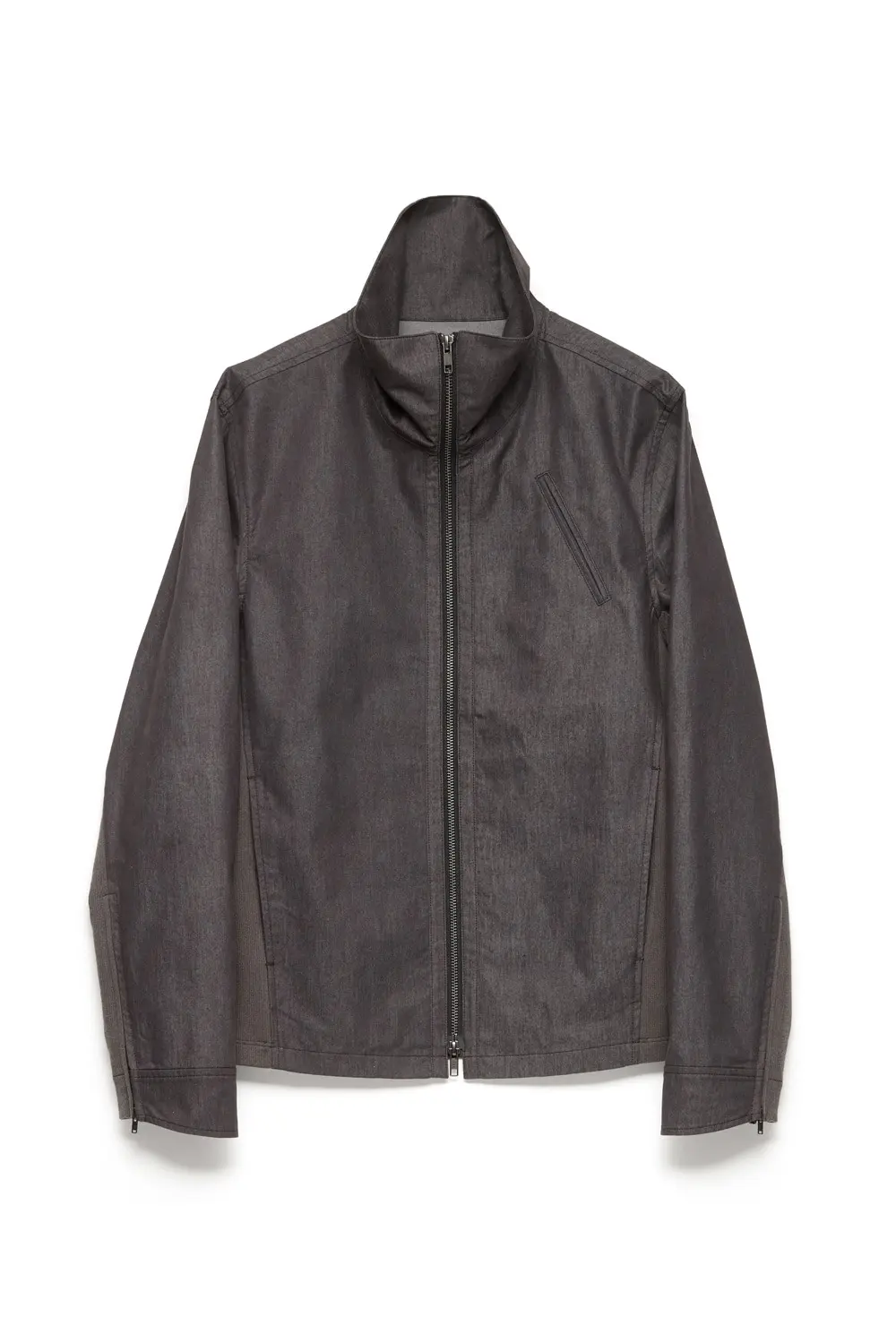 Funnel Neck Jacket Brown