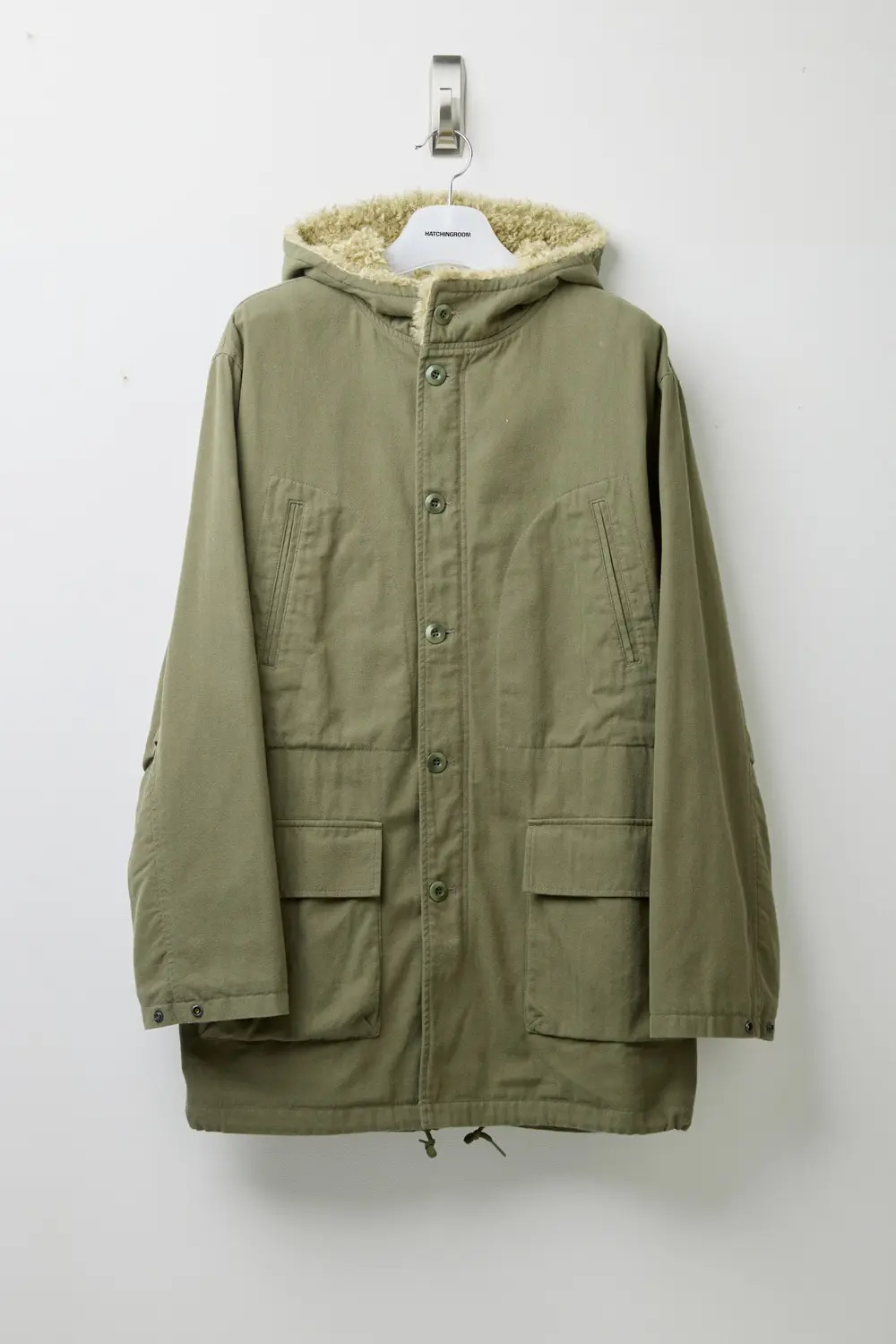 Hooded Mil Parka Khaki