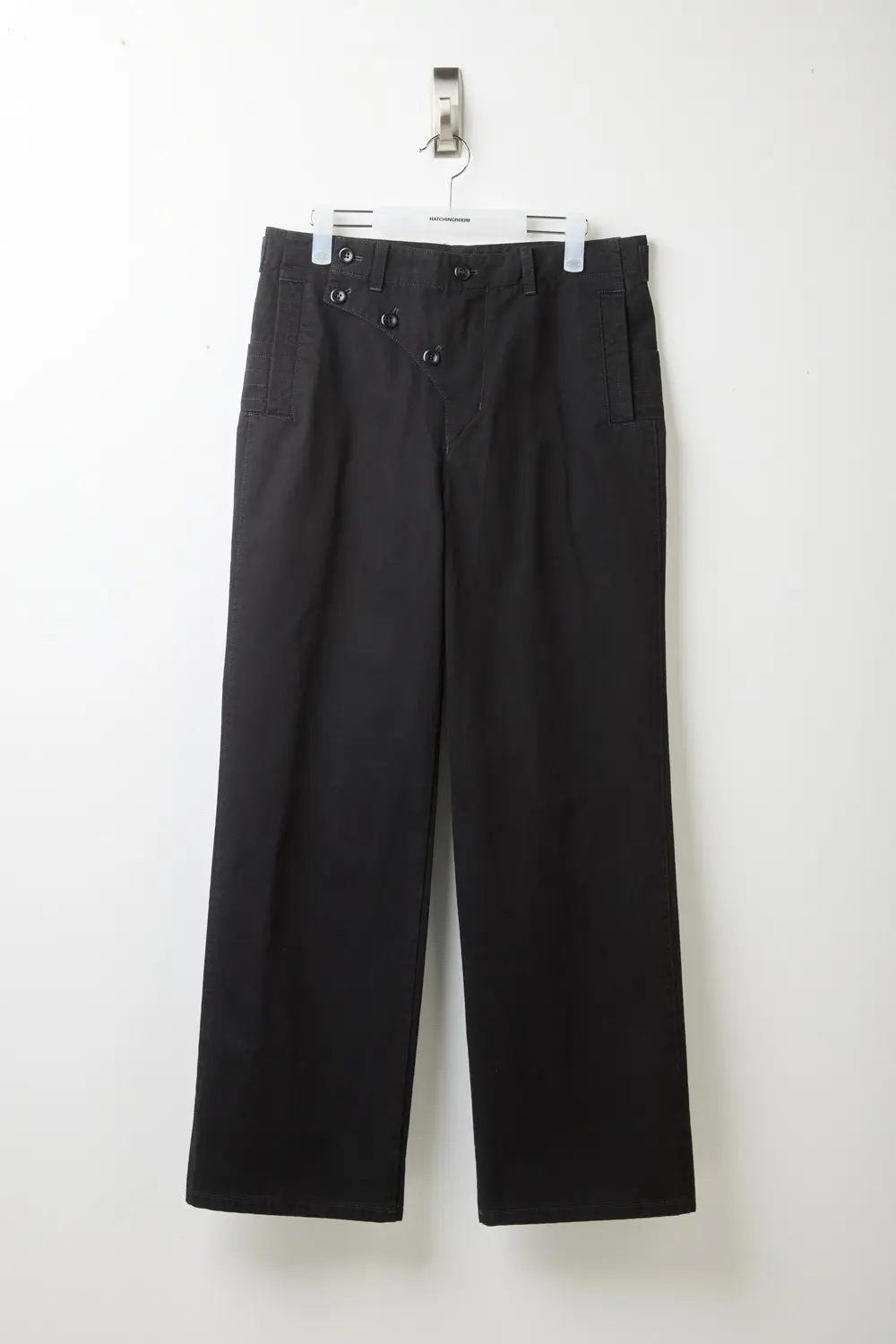 Flap Trousers Black