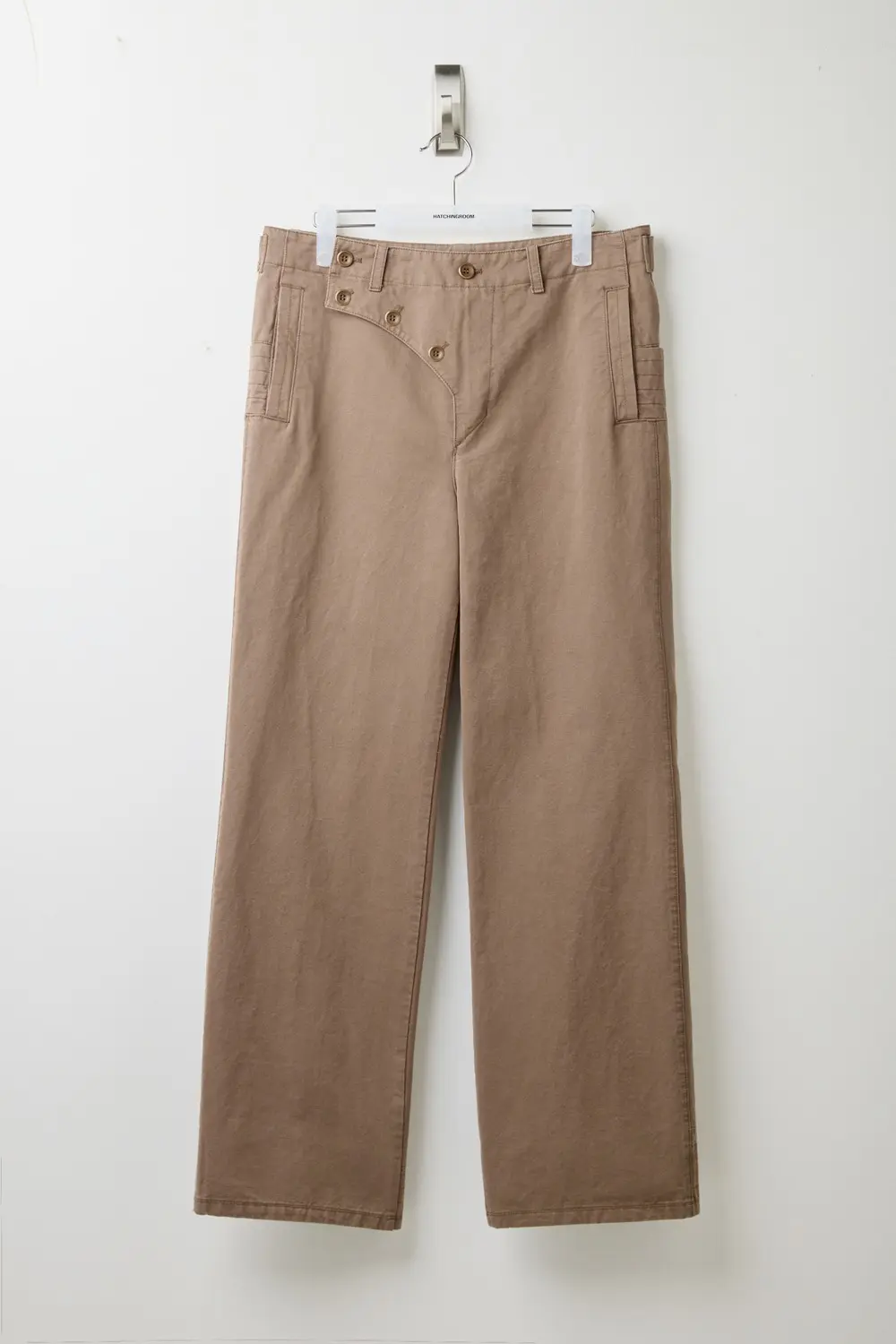 Flap Trousers Rose Brown