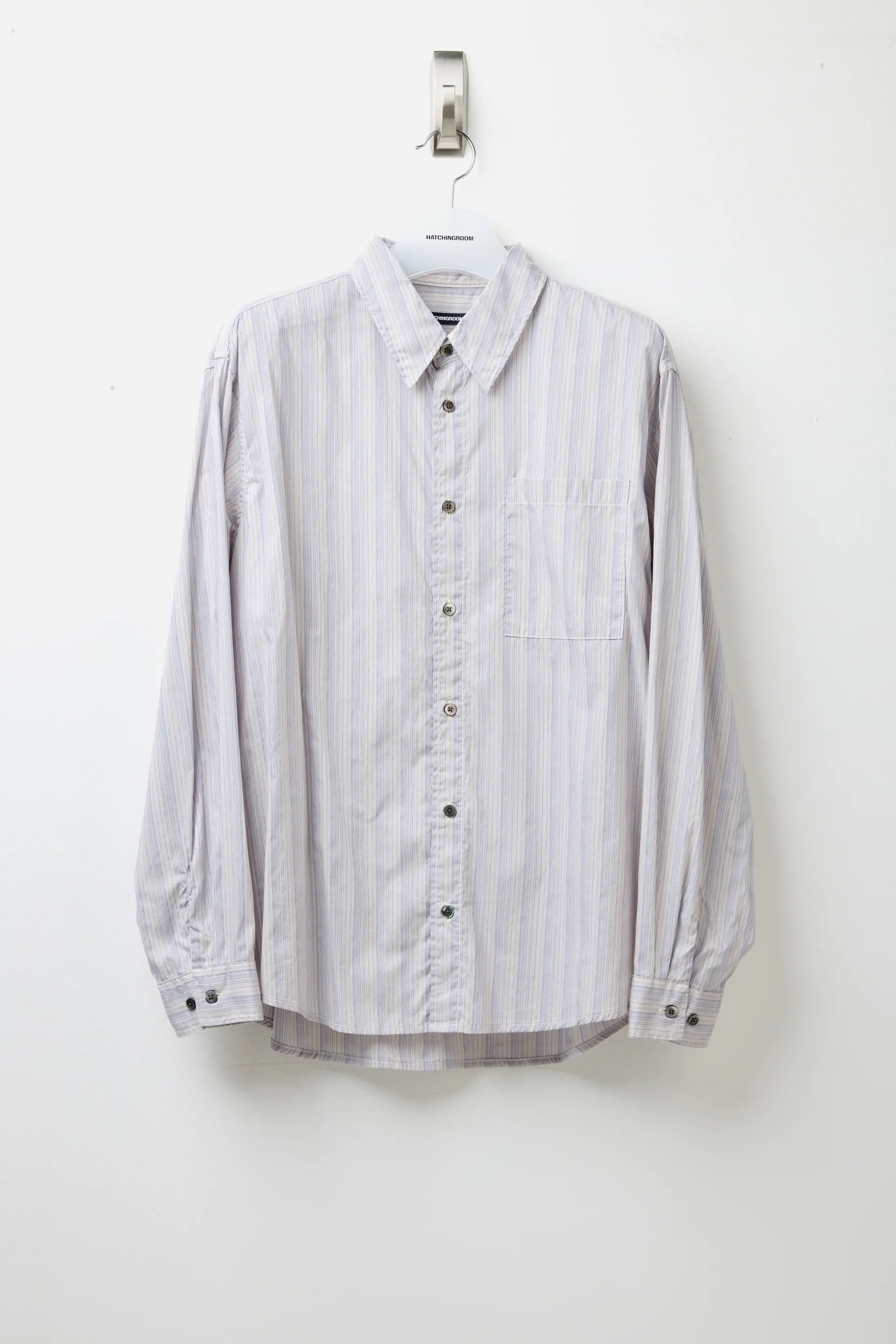 Museum Shirt Pajama Stripe Purple Grey