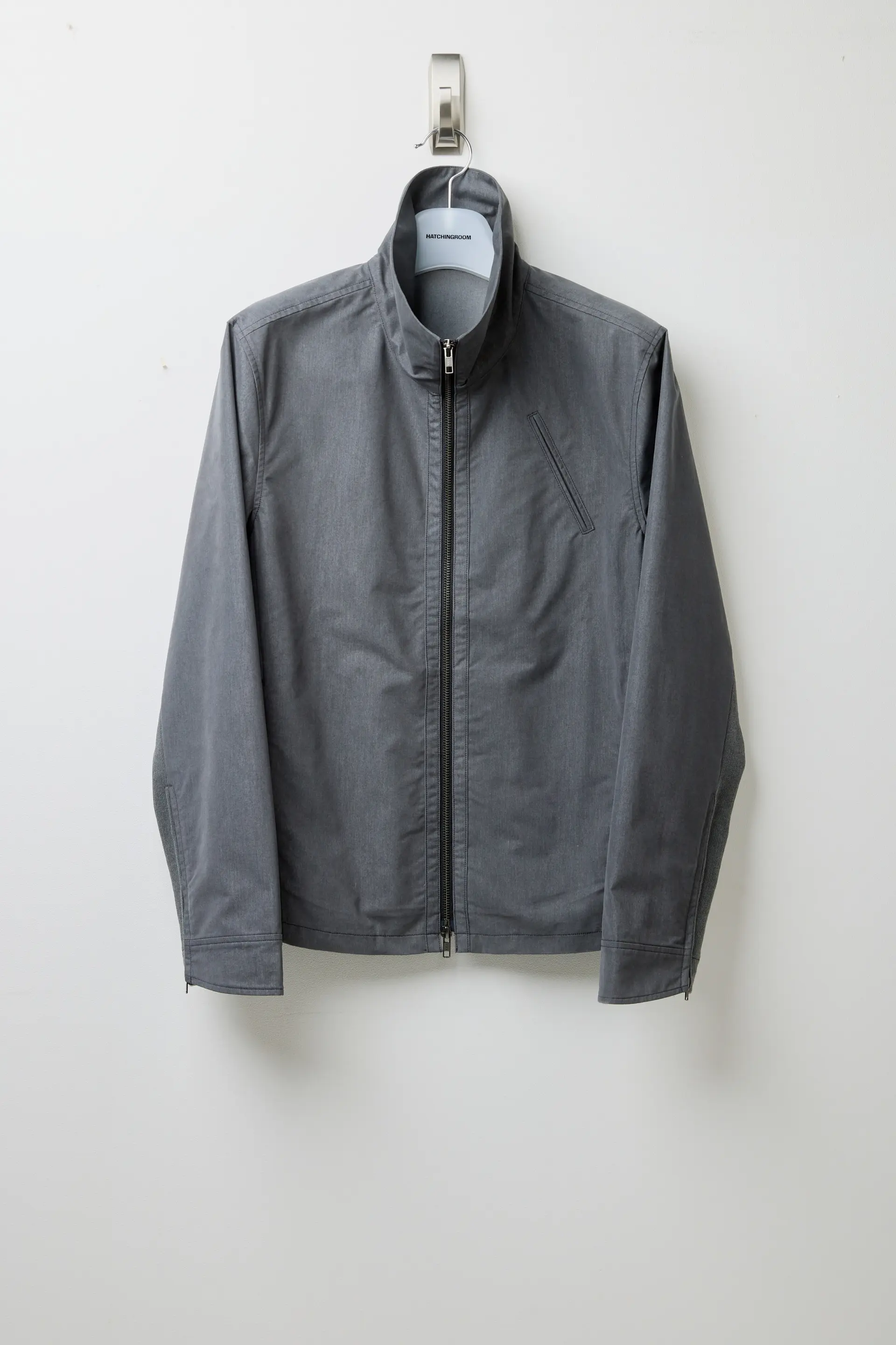Funnel Neck Jacket Grey