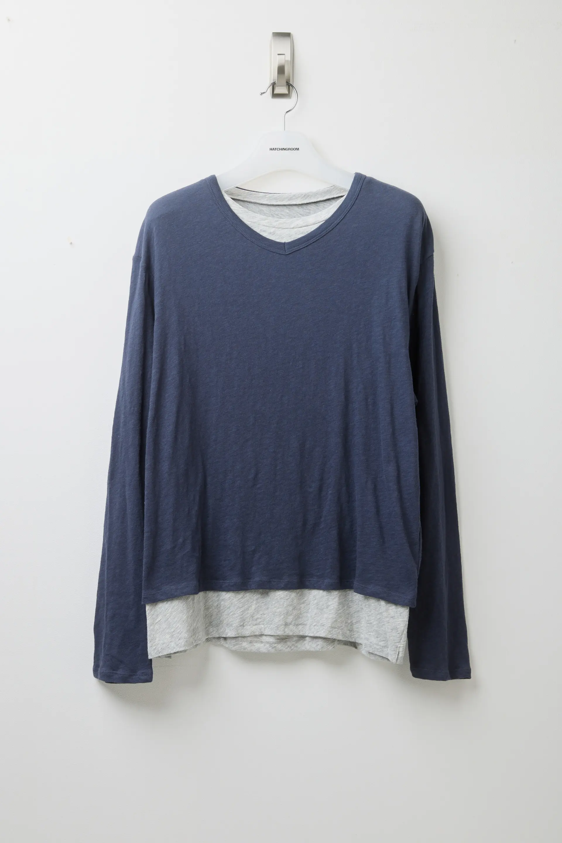 UV Layered Tee Blue Charcoal
