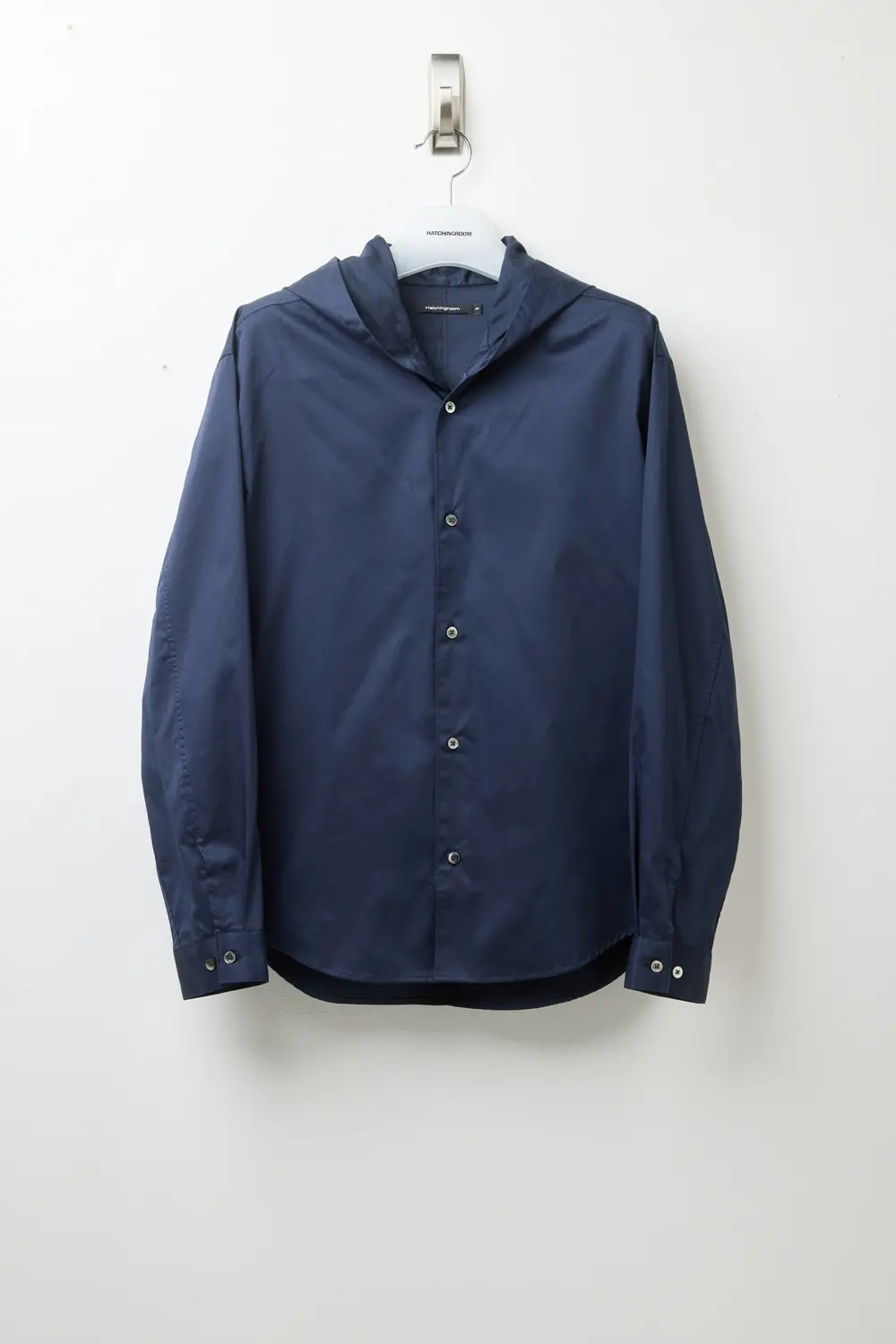 Hooded Shirt Dark Blue