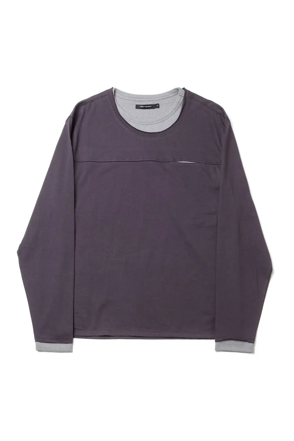 Double Neck Tee Purple