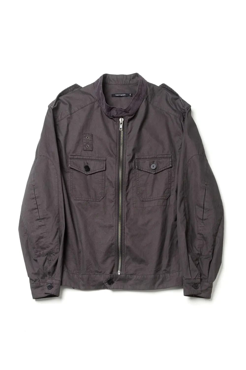 Police Jacket Purple Charcoal