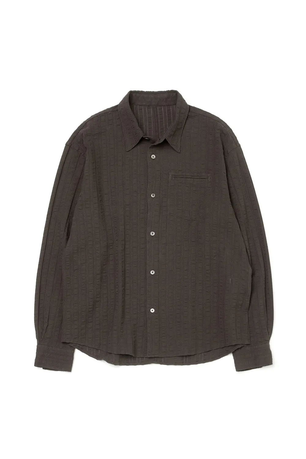 Crochet Shirt Mud Brown