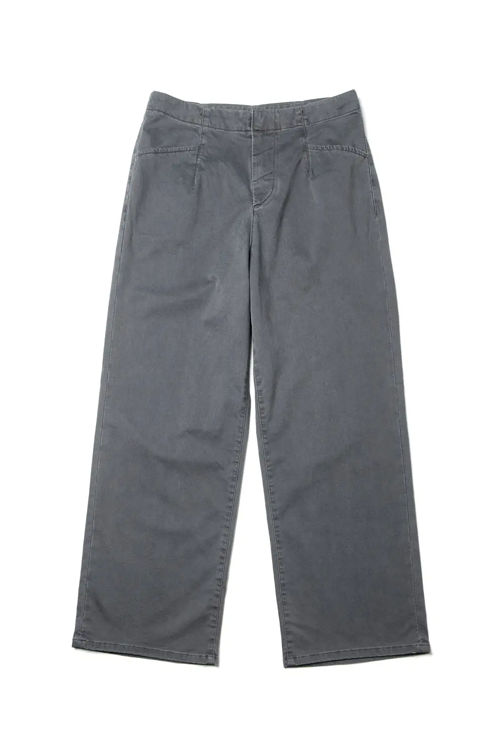 Flare Work Trousers Moleskin Washed Graphite