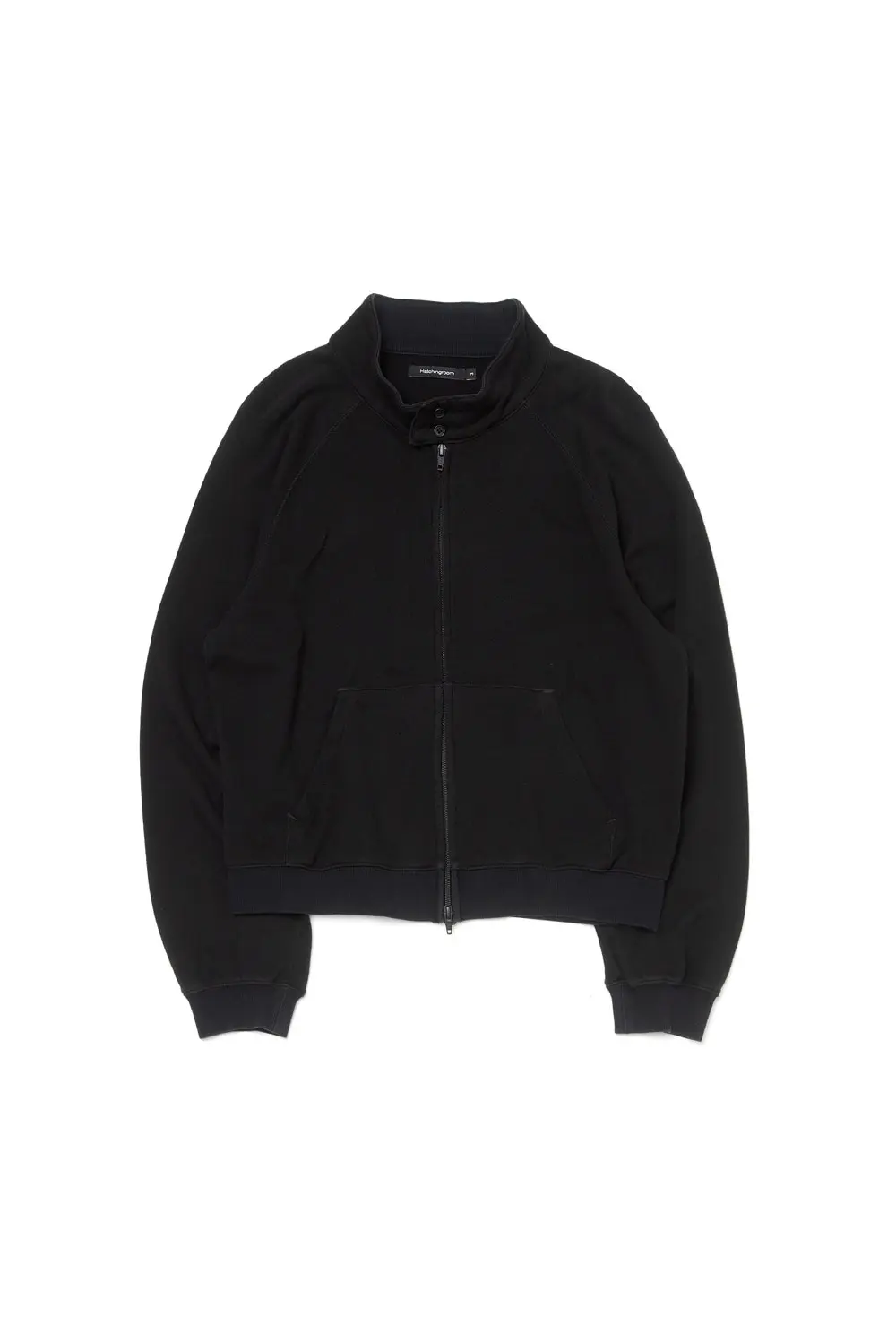 VTG Harrington Cardigan Bleached Black