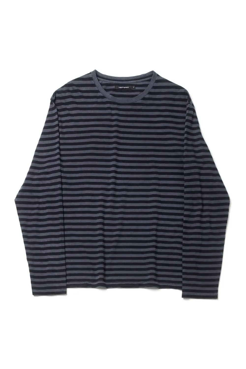 VTG Stripe Tee Dyed French Blue